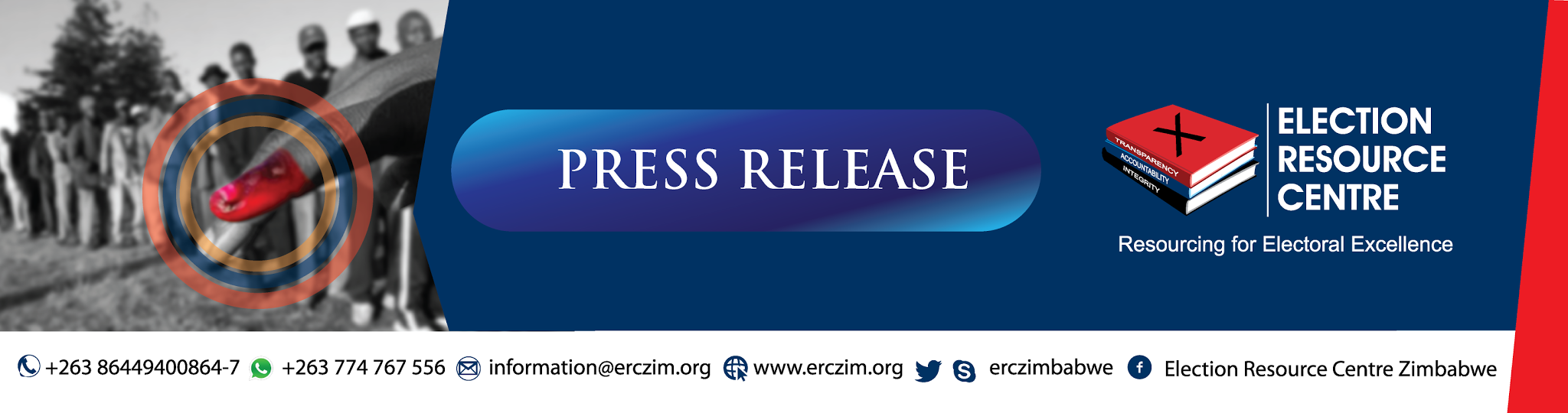 Press release banner